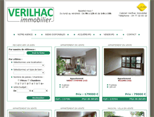 Tablet Screenshot of cabinetverilhac.fr